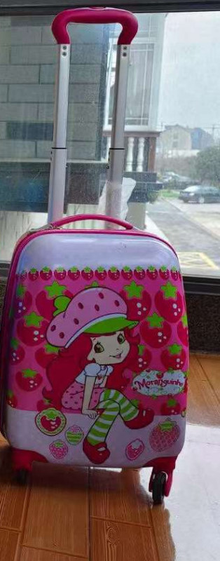 Customização de 18 polegadas de desenho animado universal roda de carrinho Caso para bagagem de crianças, moda de viagem de crianças caso