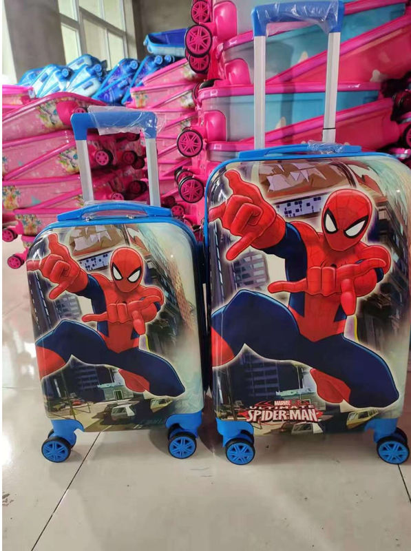16 20 polegadas maletas para crianças desenho de animação personalizado desenho de impressão Abs + PC conjunto de bagagem de viagem de viagem carrinho de mão bolsas