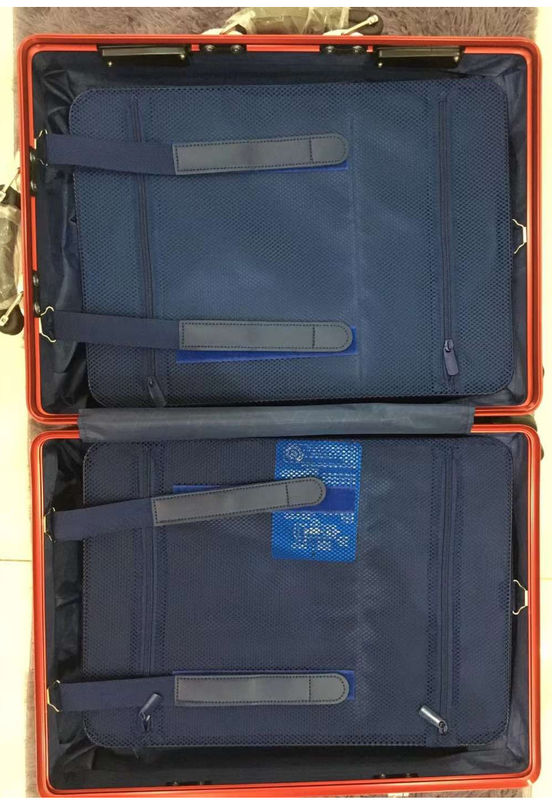 Fabricantes Fábrica de grande capacidade Fornecedora de maleta de moldura de alumínio 3 peças de bagagem com suporte de taça