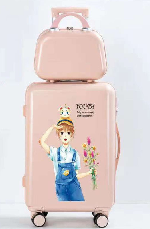 Bebê Menina Viagem Carry-On Suit Case Best Case & Luggage Alumínio Frame Colorido Moda Custom Travel Baggage
