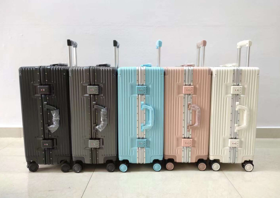 Bolsas de viagem personalizadas de bagagem de mão PC PP ABS Alumínio Maleta de bagagem de negócios