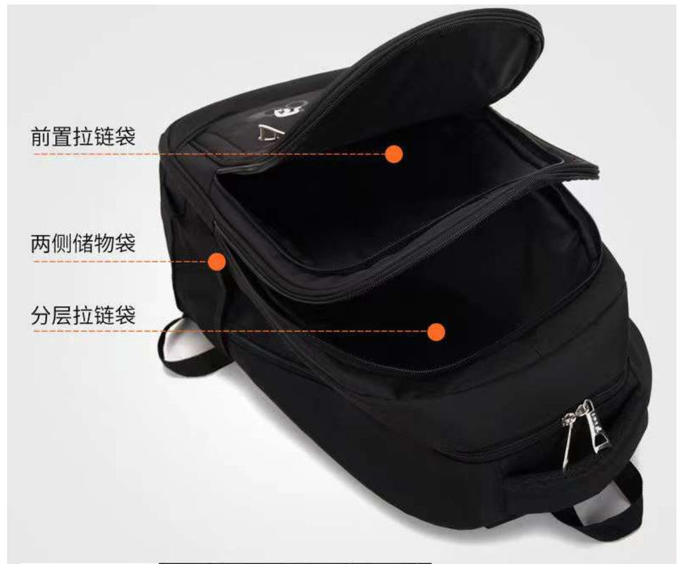 De volta ao trabalho tendência novo design logotipo personalizado poliéster forro mochila homem