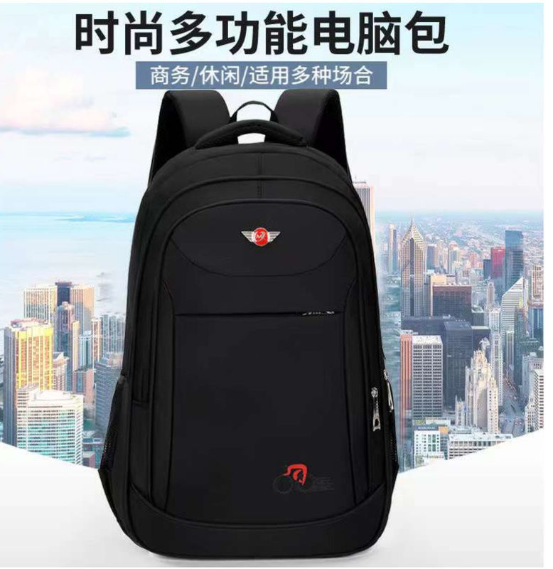 De volta ao trabalho tendência novo design logotipo personalizado poliéster forro mochila homem