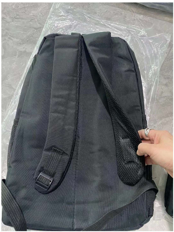 De volta ao trabalho tendência novo design logotipo personalizado poliéster forro mochila homem