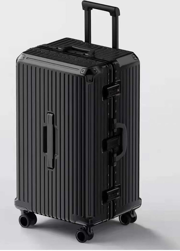 Nova Chegada Vintage Multifuncional Abs Alumínio Bagagem Trolley Case Hardside Bagagem de Viagem Maleta Com Porta-Copas