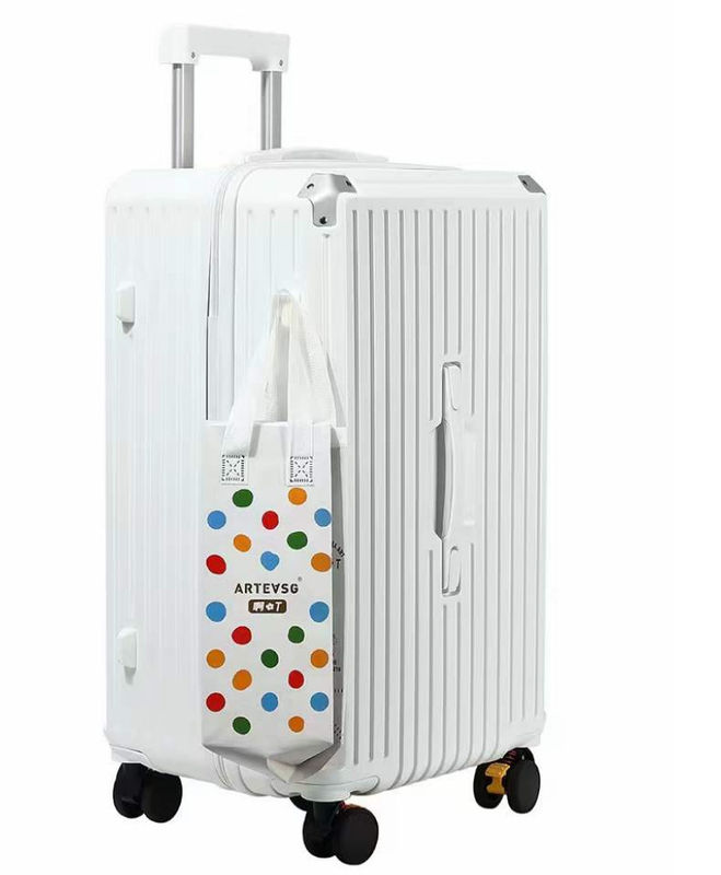 Nova fábrica de design por atacado maleta de grande capacidade carrega em bagagem PC ABS Hard Shell Spinner Wheels Combination Lock