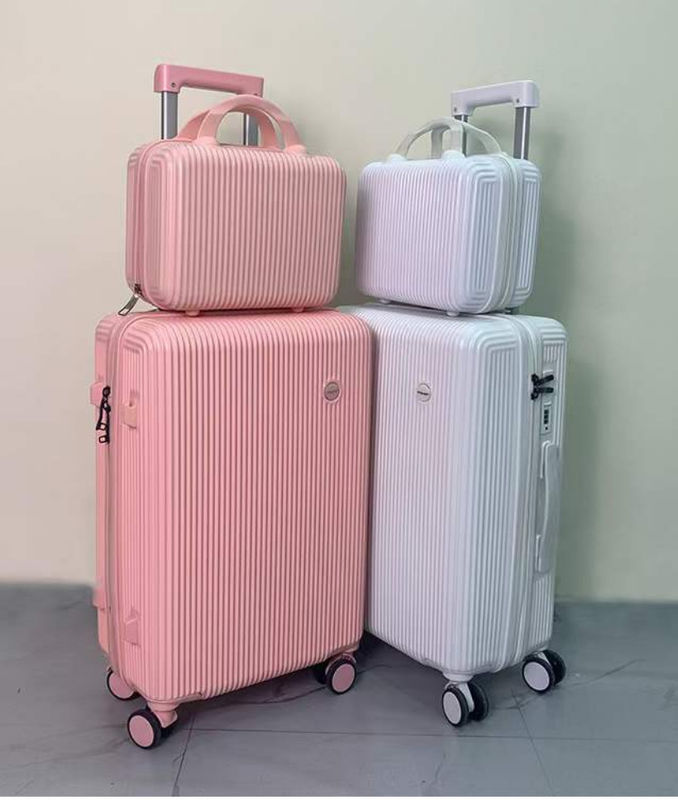 Venda a retalho Customized New Design High Quality Lightweight Pc bagagem Trolley viagem maletas conjunto
