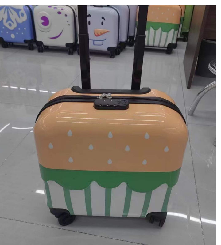 Animais 3D 16 polegadas padrão personalizado crianças mala bagagem de viagem mala de viagem desenho animado padrão personalizado bagagem