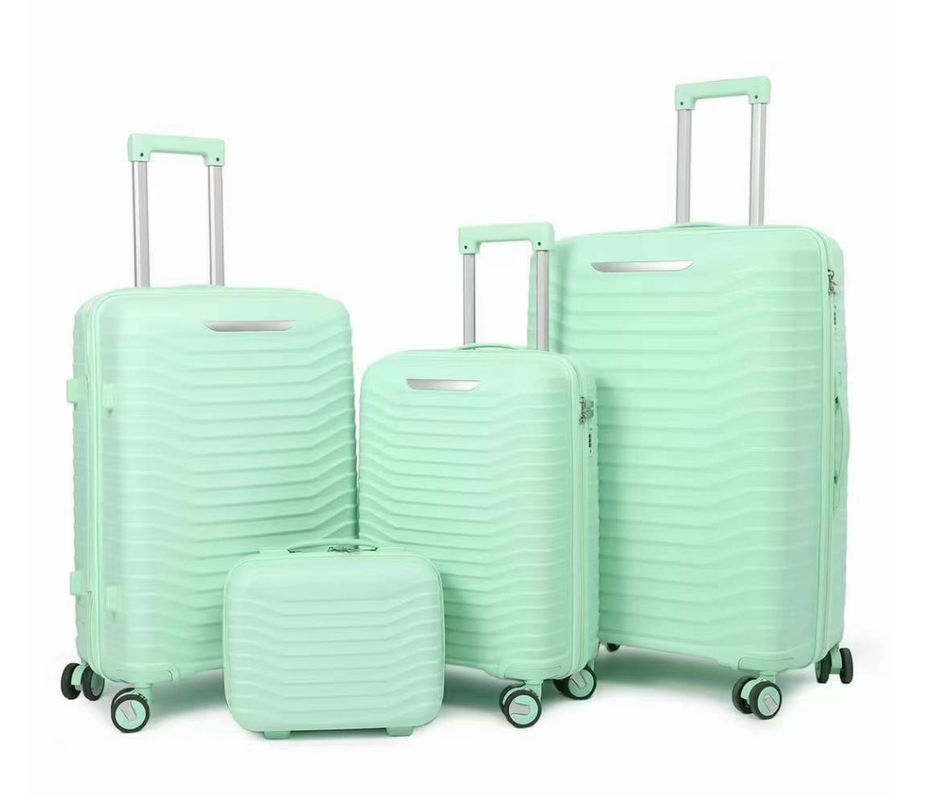 Fábrica por atacado de alta qualidade casca dura moda 360 graus rodas giratórias Pp equipagem para viagem