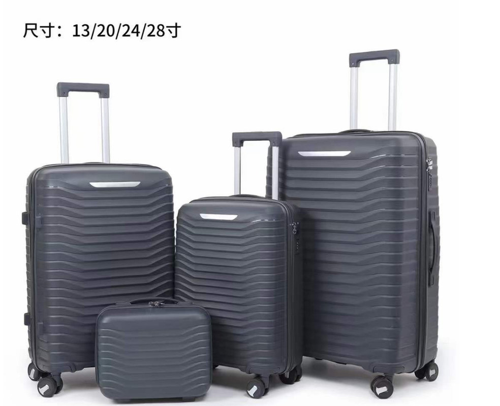Fábrica por atacado Melhor Preço Rodas Silenciosas Unisex 3 Pcs Conjuntos de Bagagem de PP para Venda