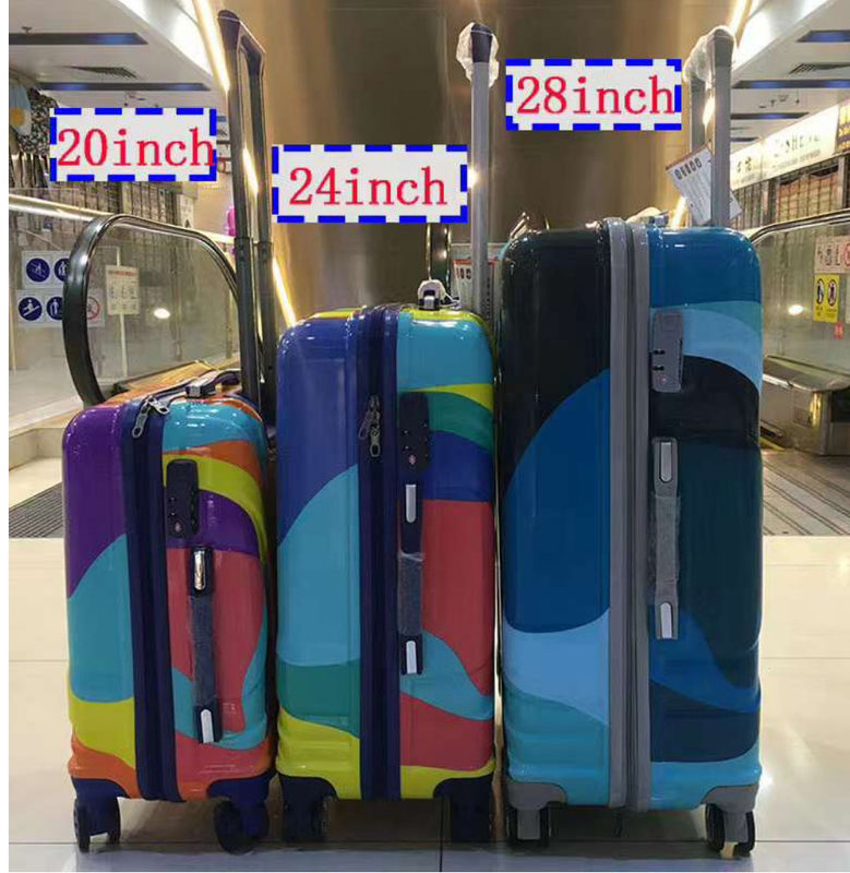 ABS clássico Vintage 3 peças Set de sacos de carrinho de mão Saco de viagem