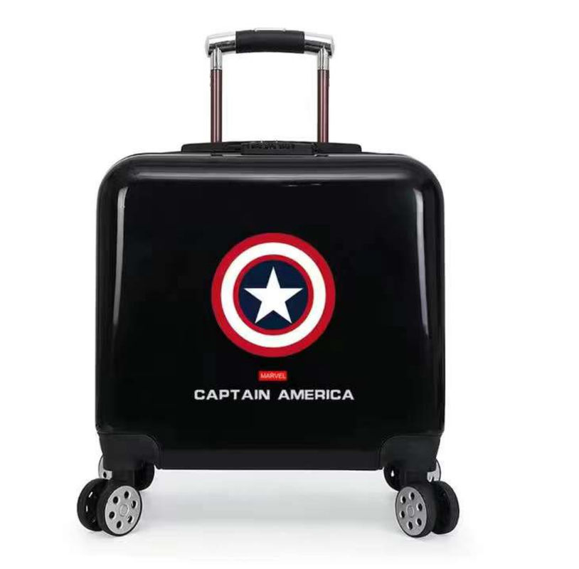 Varejo de 18 polegadas ABS + PC Customize Carry On Kids Maleta de viagem Crianças Bolsa de bagagem Trolley