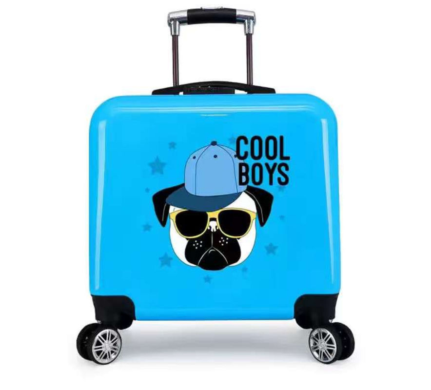 ABS PC bagagem Hard Shell Impressa maleta de viagem malas de viagem para crianças ou crianças