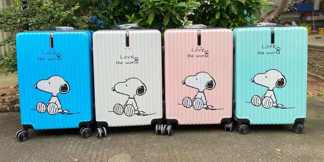 Popular Set de bagagem de viagem feminina Moderno 056 Nova bolsa desmontável com girador para crianças maleta de cartão