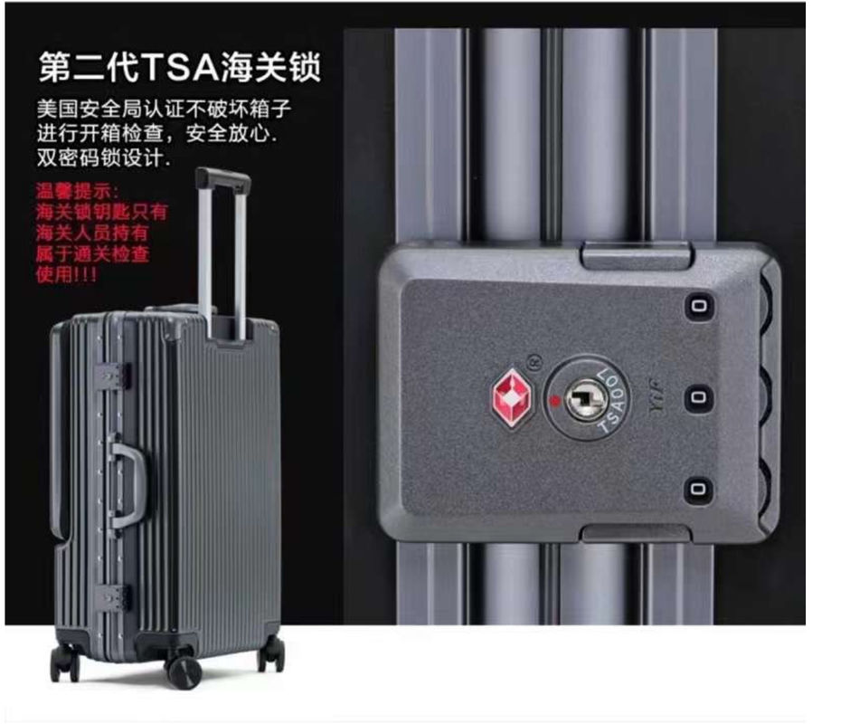 Carrinho de bagagem com fechaduras TSA Preto, Verde escuro, Vermelho, Carry-On 20-Lnch, maleta de PC Hardside com Poc Front