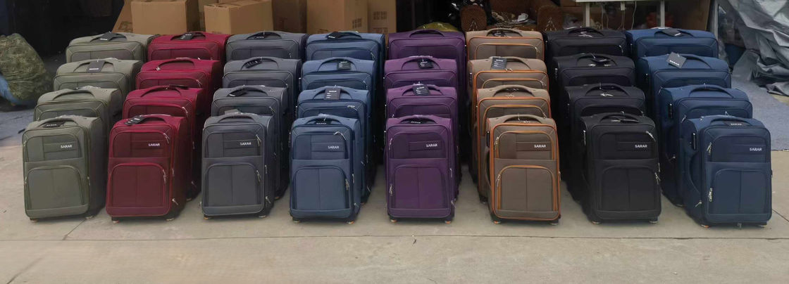 Fábrica Grátis Design de Moda Inóspita de Nylon Bagagem 4 Peças Conjunto Bolsa Trolley Maleta Para Venda