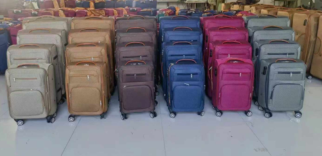 Bagagem de grande capacidade de nylon/poliéster, bagagem de carrinho de estilo clássico, bagagem trancada da TSA, bagagem de viagem elegante
