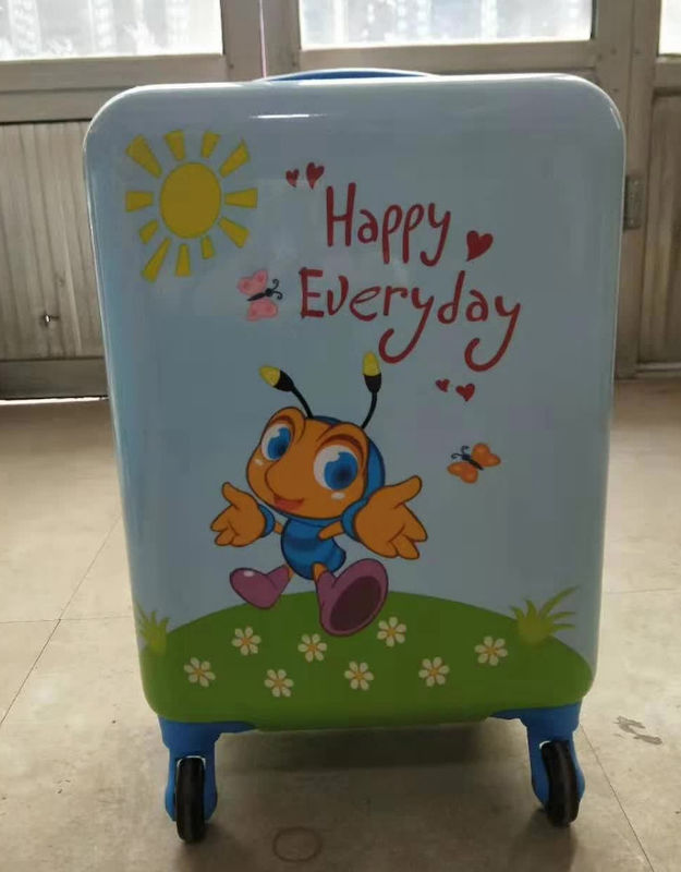 Portagem de mercadorias de alta qualidade impermeável 18 polegadas personagens de desenhos animados crianças bagagem carrinho maleta para viagens