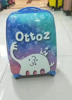 Venda Quente Cartoon 18 polegadas Caso Trolley Crianças Crianças Carry-On Bagagem Embarque Viagem Trolley Maleta